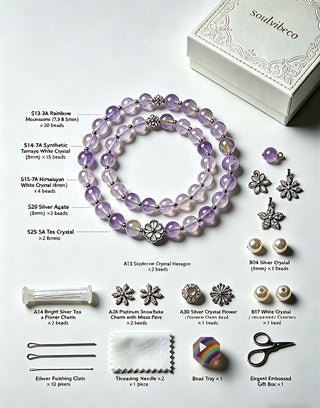 Crystal Bracelet Intermediate Kit - DIY Jewelry Making Kit - SoulVibeCo
