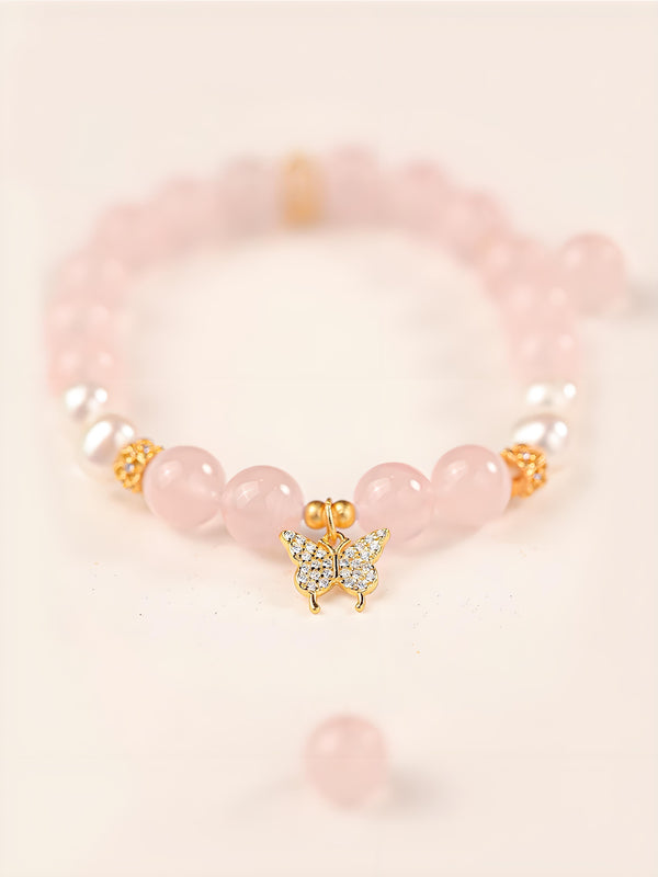 2-Butterfly Love Crystal Bracelet