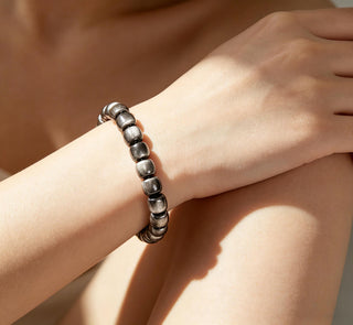 Clarity Protection Bracelet - Silver Sheen Obsidian Bracelet - SoulVibeCo