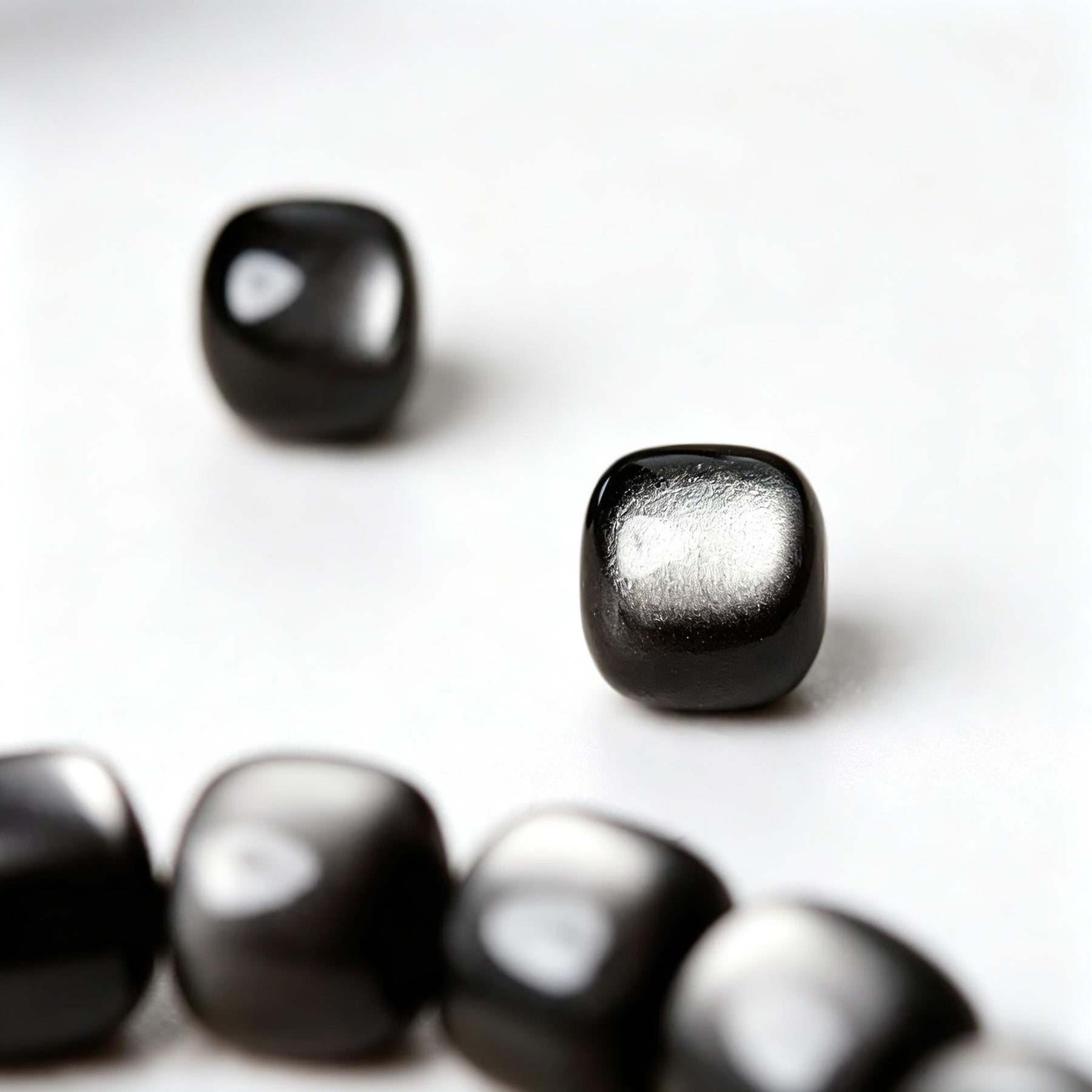 Clarity Protection Bracelet - Silver Sheen Obsidian Bracelet - SoulVibeCo