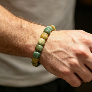 Earth Harmony Bracelet - Close Up Detail - SoulVibeCo
