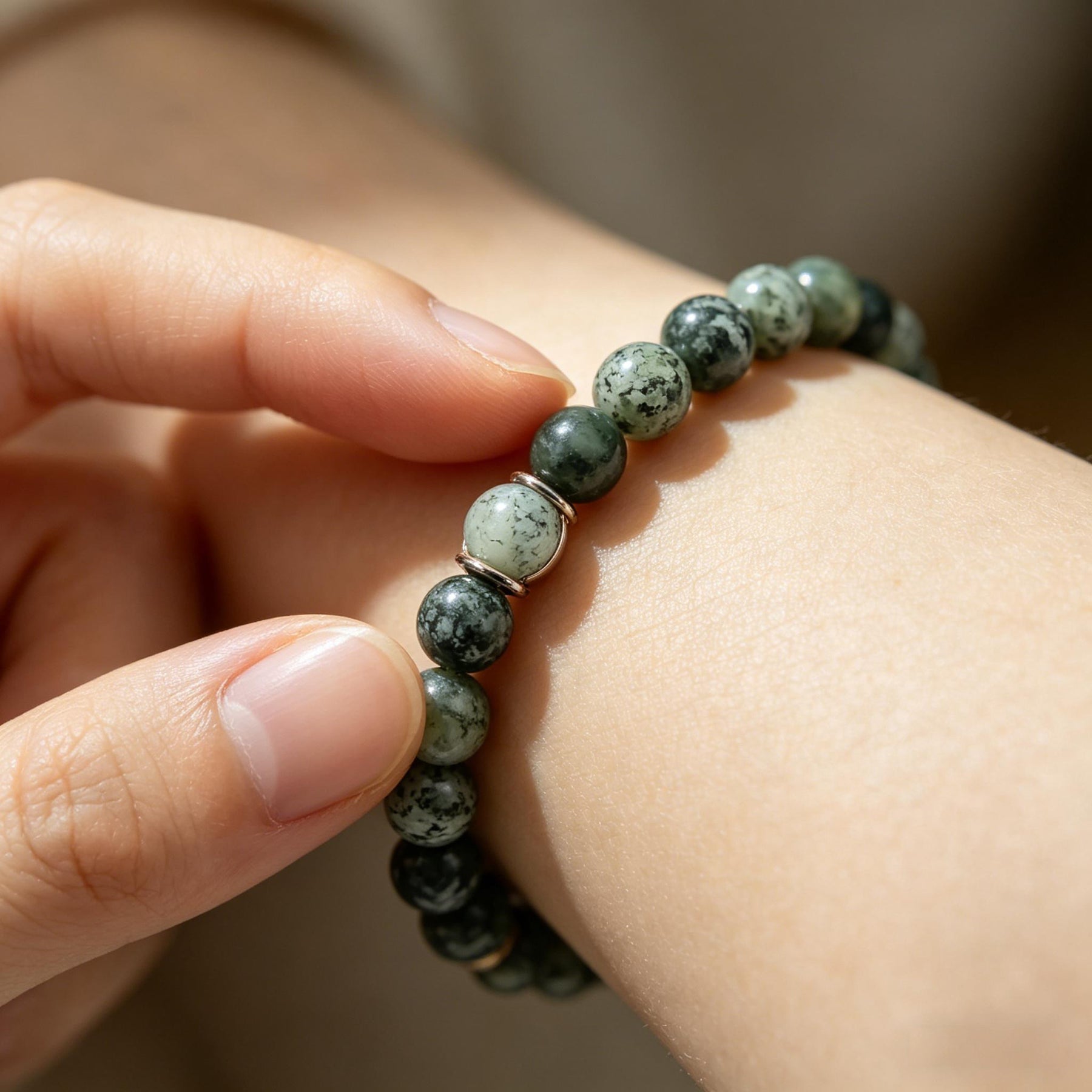 Forest Mind Bracelet - Grounding Meditation Crystal Bracelet - SoulVibeCo
