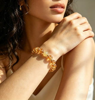 Moonlight Calm Bracelet - Handmade Crystal Bracelet - SoulVibeCo