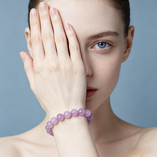Lavender Love Energy Bracelet - Crystal Bracelet for Love & Healing - SoulVibeCo
