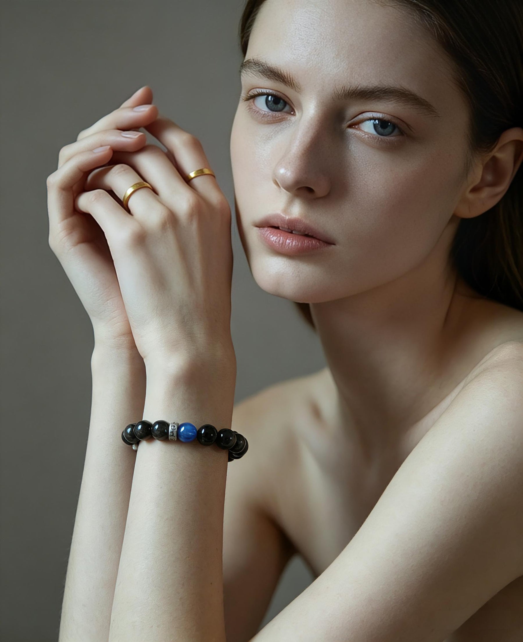 Midnight Galaxy Energy Bracelet - Protection Crystal Bracelet - SoulVibeCo