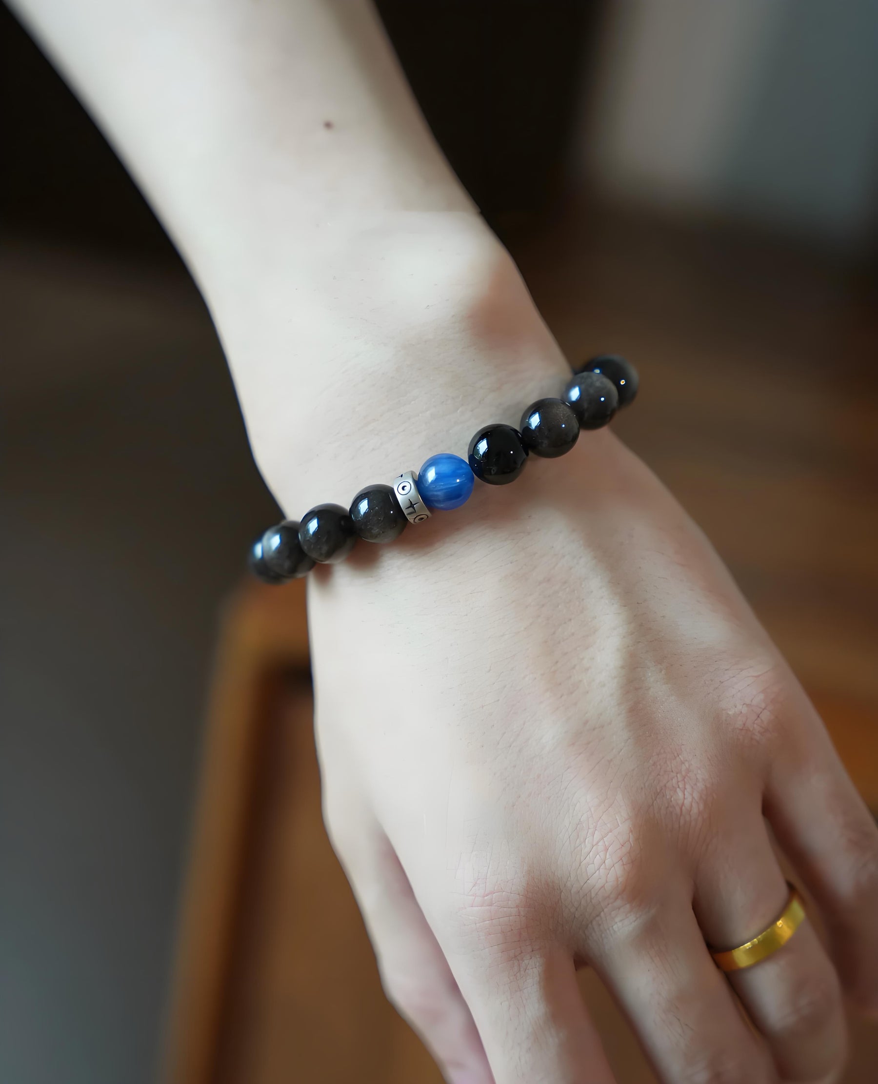 Midnight Galaxy Energy Bracelet - Protection Crystal Bracelet - SoulVibeCo
