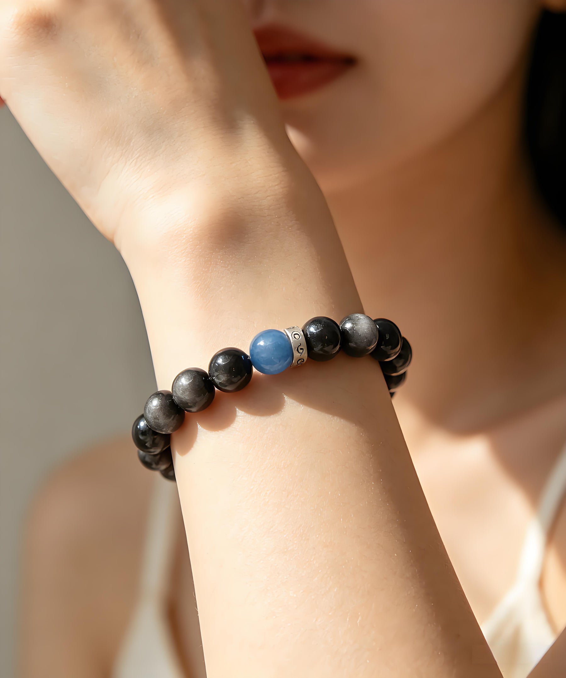 Midnight Galaxy Energy Bracelet - Protection Crystal Bracelet - SoulVibeCo