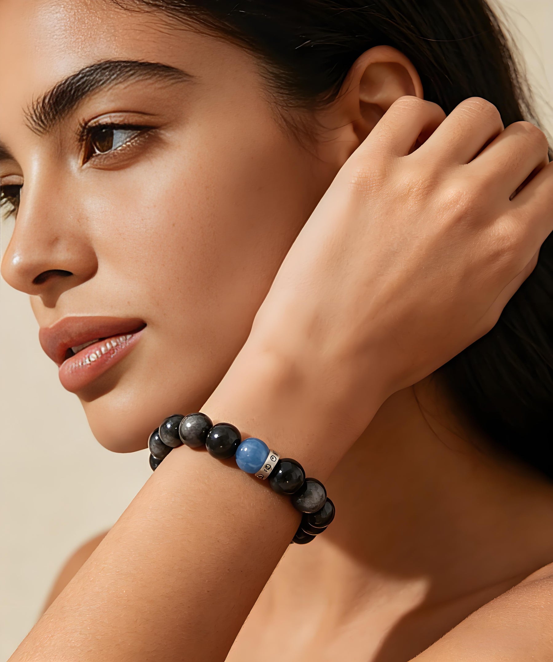 Midnight Galaxy Energy Bracelet - Protection Crystal Bracelet - SoulVibeCo