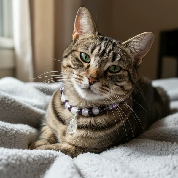 Moonlight Guardian Pet Crystal Collar
