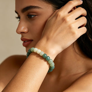 Moss Serenity Bodhi Bracelet - Natural Bodhi Root Meditation Bracelet - SoulVibeCo
