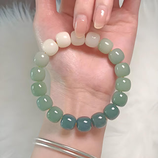 Moss Serenity Bodhi Bracelet - Natural Bodhi Root Meditation Bracelet - SoulVibeCo
