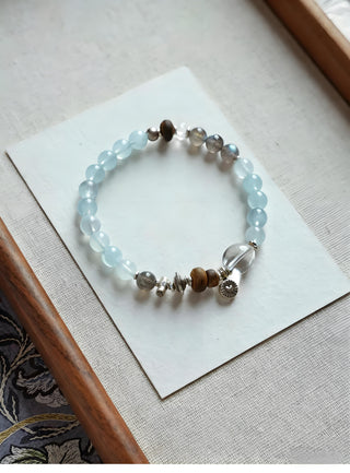 Ocean Calm Bracelet - Crystal Bracelet for Clarity & Balance - SoulVibeCo
