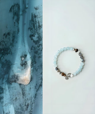 Ocean Calm Bracelet - Crystal Bracelet for Clarity & Balance - SoulVibeCo
