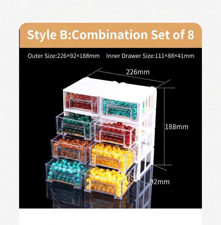 Bead Storage Organizer Box - DIY Crystal Jewelry Organizer - SoulVibeCo
