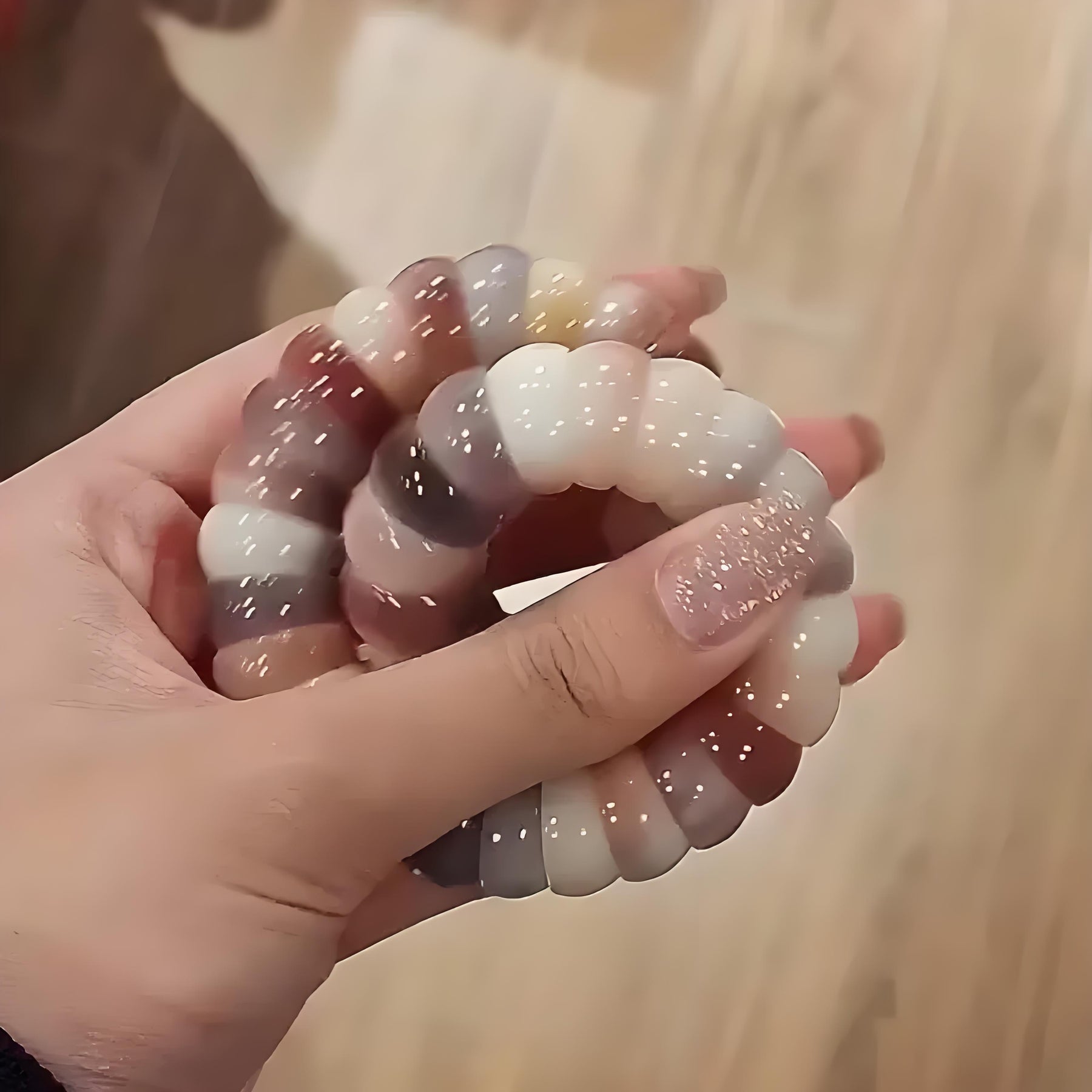 Soft Harmony Meditation Bracelet - Handmade Crystal Bracelet - SoulVibeCo
