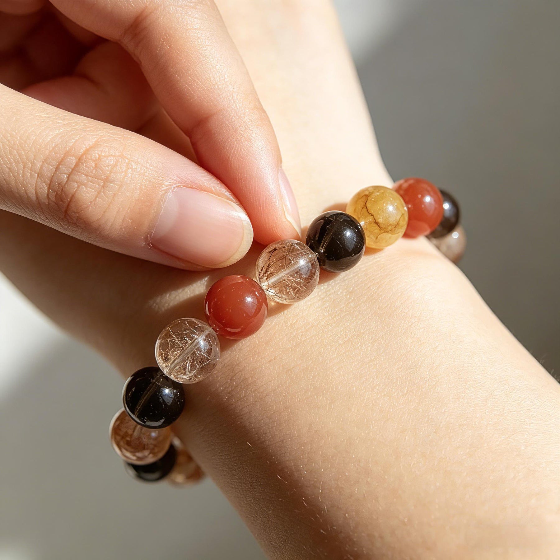 Solar Fortune Energy Bracelet - Good Luck Crystal Bracelet - SoulVibeCo
