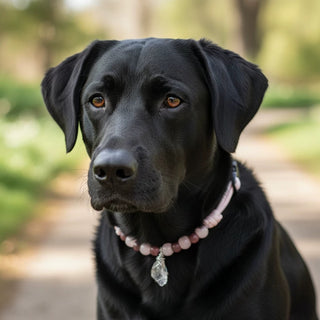 Tender Heart Pet Crystal Collar - Rose Crystal Cat & Dog Collar - SoulVibeCo
